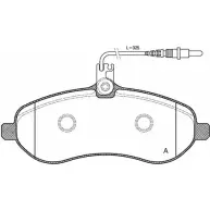 Тормозные колодки, дисковые, комплект OPEN PARTS 24608 BPA1292.01 2770654 2459 5