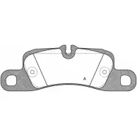 Тормозные колодки, дисковые, комплект OPEN PARTS BPA1379.00 24 552 F61O83E 2770703