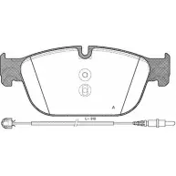 Тормозные колодки, дисковые, комплект OPEN PARTS 2506 9 25070 BPA1451.01 2770766