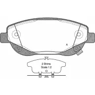 Тормозные колодки, дисковые, комплект OPEN PARTS 2770768 24948 2494 7 BPA1453.02