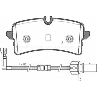Тормозные колодки, дисковые, комплект OPEN PARTS BPA1505.12 2770794 OZBAFYO 2 5642