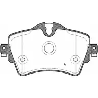 Тормозные колодки, дисковые, комплект OPEN PARTS 252 07 25208 BPA1599.08 2770842