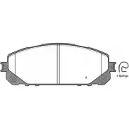 Тормозные колодки, дисковые, комплект OPEN PARTS GG3UB BPA1613.00 2770847 22 070