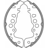 Тормозные колодки, комплект OPEN PARTS BSA2017.00 1YK14 KR 2770872 WJKFE