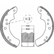 Тормозные колодки, комплект OPEN PARTS 2770905 JG GRCDT BSA2051.00 VWKMJ