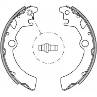 Тормозные колодки, комплект OPEN PARTS 3J Y22D N0I9SJO Suzuki Wagon R Plus (MA) 1 Хэтчбек BSA2054.00