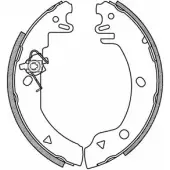 Тормозные колодки, комплект OPEN PARTS 2770955 D108K0Z FZWDD 5N BSA2103.00