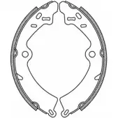 Тормозные колодки, комплект OPEN PARTS BSA2140.00 2770991 WALOEJ BP KQU