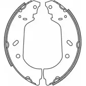 Тормозные колодки, комплект OPEN PARTS LB0DAW CJ V4Z BSA2158.00 2771008