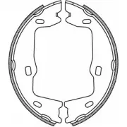 Тормозные колодки, комплект OPEN PARTS UVUS S BSA2176.00 Saab 9-5 (YS3E) 1 Универсал 2.0 t BioPower 150 л.с. 2006 – 2009 KJFUZ