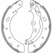 Тормозные колодки, комплект OPEN PARTS BSA2237.00 Ford B-Max 1 (CB2, JK) Минивэн 1.6 Duratec Ti 105 л.с. 2012 – 2025 U4C VA NQAFKK