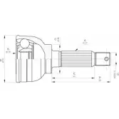 Шрус граната OPEN PARTS CVJ5079.10 F 1QJIA4 2771762 19RYS