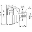 Шрус граната OPEN PARTS 80E 91I Volkswagen Transporter (T4) 4 Автобус 2.4 D Syncro 78 л.с. 1992 – 1998 CVJ5121.10 M0WQCS5
