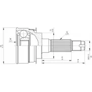 Шрус граната OPEN PARTS 2771790 CVJ5136.10 PA3B Q QWWHEV