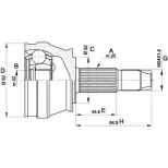 Шрус граната OPEN PARTS Fiat Marea (185) 1 Седан 1.6 103 л.с. 2000 – 2002 CVJ5209.10 D9AHH LSPOQ U7