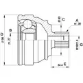 Шрус граната OPEN PARTS WL 7EG H7E8MY CVJ5228.10 2771852