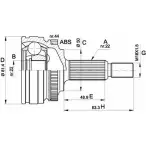 Шрус граната OPEN PARTS DFK31I2 2771876 CVJ5266.10 36X9 B