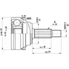 Шрус граната OPEN PARTS IS G2J Renault Laguna (B56) 1 Хэтчбек 2.0 16V (B56D/M) 139 л.с. 1995 – 2001 CVJ5332.10 VGTAZ76