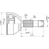 Шрус граната OPEN PARTS Fiat Ducato (230) 1 Автобус 1.9 TD Panorama, Combinato 82 л.с. 1994 – 2002 NCIQ1 CVJ5458.10 58J6W X