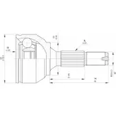 Шрус граната OPEN PARTS P K1QRG 2772108 G690G1S CVJ5622.10