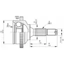 Шрус граната OPEN PARTS CVJ5670.10 PTZQ 6Q 2772154 J20P4IJ