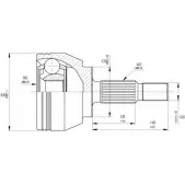 Шрус граната OPEN PARTS Renault Laguna (B56) 1 Хэтчбек CVJ5684.10 H ATMX F8E35