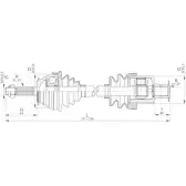 Приводной вал OPEN PARTS DRS6172.00 UFLO3BJ 2772312 7 2UAIUF