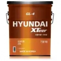 Трансмиссионное масло в мкпп, редуктор синтетическое 1120435 HYUNDAI XTEER SAE 75W-90 API GL-4, 20 л HYUNDAI XTEER 3LL 2S 1439753155 1120435