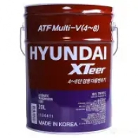 Трансмиссионное масло в акпп синтетическое 1120411 HYUNDAI XTEER ATF Dexron 2, ATF Dexron 3, ATF Dexron 6, ATF RED-1K, 20 л