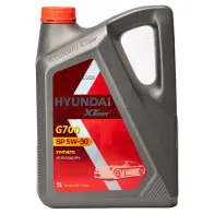 Моторное масло синтетическое 5W-30 Gasoline G700 SP - 5 л Hyundai Xteer 1051135 C4MU0QH 2HT5 S