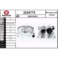 Тормозной суппорт EAI Mercedes GL (X164) 1 2007 – 2012 XD TNG 2224775 3596404135204