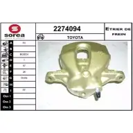 Тормозной суппорт EAI 2274094 Toyota Corolla (E150) 10 Седан 1.8 (ZRE142. ZRE152) 136 л.с. 2006 – 2014 AZ 95GQ3 3596404221105