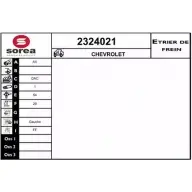Тормозной суппорт EAI 3596404258606 2324021 1MA MC Chevrolet Aveo