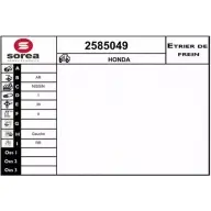 Тормозной суппорт EAI FC E8E 2585049 Honda Accord 8 (CW) Универсал 2.2 i DTEC (CW3) 180 л.с. 2008 – 2025 3596404423004