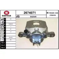 Тормозной суппорт EAI Suzuki Alto (HA24) 6 Хэтчбек 1.1 (RF410) 63 л.с. 2004 – 2008 QVNK DQX 3596404461600 2674071