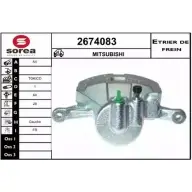 Тормозной суппорт EAI Mitsubishi L200 3 (K7T, K6T) Пикап 2.5 TD 4WD 99 л.с. 1996 – 2007 3596404462805 DI AGVX 2674083