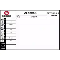 Тормозной суппорт EAI 3596404467404 2675043 Mazda RX-8 C JWJFJY