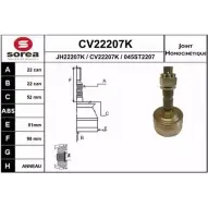 Шрус граната EAI CV22207K Opel Astra (F) 1 Хэтчбек 1.4 i 16V (F08) 90 л.с. 1996 – 1998 CV22207K 045ST22 07