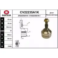 Шрус граната EAI CV22235A1K CV22235A1K Peugeot 406 1 (8B) Седан 3.0 24V 190 л.с. 1996 – 2004 045ST 2235-29