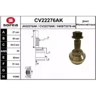 Шрус граната EAI Ford Mondeo 2 (GD, BAP) Хэтчбек 1.6 i 16V 95 л.с. 1998 – 2000 045ST22 76-44 CV22276AK CV22276AK