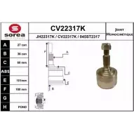 Шрус граната EAI CV22317K CV22317K Mercedes V-Class (W638) 1 1996 – 2003 045 ST2317