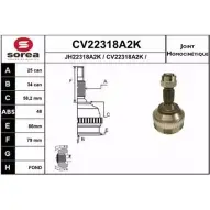 Шрус граната EAI CV22318A2K CV22318A2K 2803993 045ST23 18-48