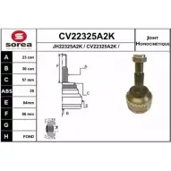 Шрус граната EAI Renault Clio (BB, CB) 2 Хэтчбек 1.5 dCi (B/CB08) 82 л.с. 2001 – 2025 CV22325A2K CV22325A2K 045ST23 25-26