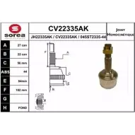 Шрус граната EAI CV22335AK CV22335AK Nissan Primera (P11) 2 Седан 1.6 16V 90 л.с. 1996 – 2001 045ST 2335-44