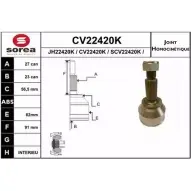 Шрус граната EAI CV22420K 045ST24 20 CV22420K 2804128