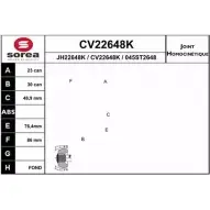 Шрус граната EAI 045 ST2648 CV22648K 2804367 CV22648K