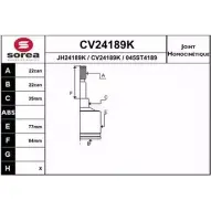 Шрус граната EAI CV24189K Suzuki Vitara CV24189K 045 ST4189