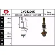 Шрус граната EAI CV24206K 045ST42 06 CV24206K Mercedes Vaneo