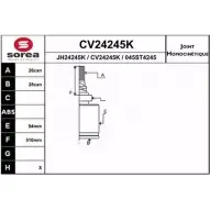 Шрус граната EAI Volvo XC70 045S T4245 CV24245K CV24245K