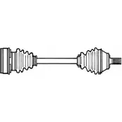 Приводной вал CEVAM MO9F0 BKV0 R5 5321Z Audi 80 (B4, 8C2) 4 Седан 2.0 E 16V 137 л.с. 1991 – 1992